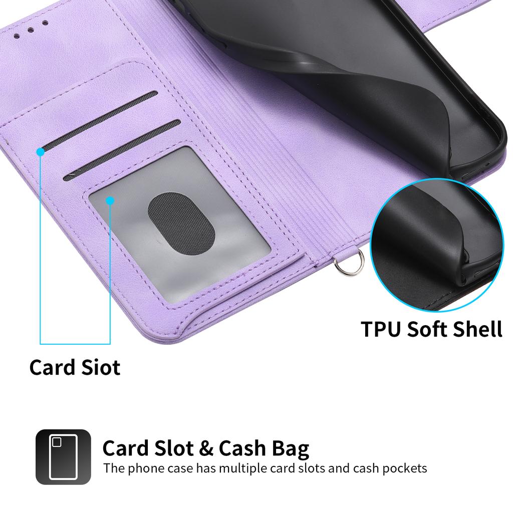 For Xiaomi Redmi Note 13 Pro 5G/Poco X6 5G Case Multi Card Slots PU Leather Cover Flower Pattern