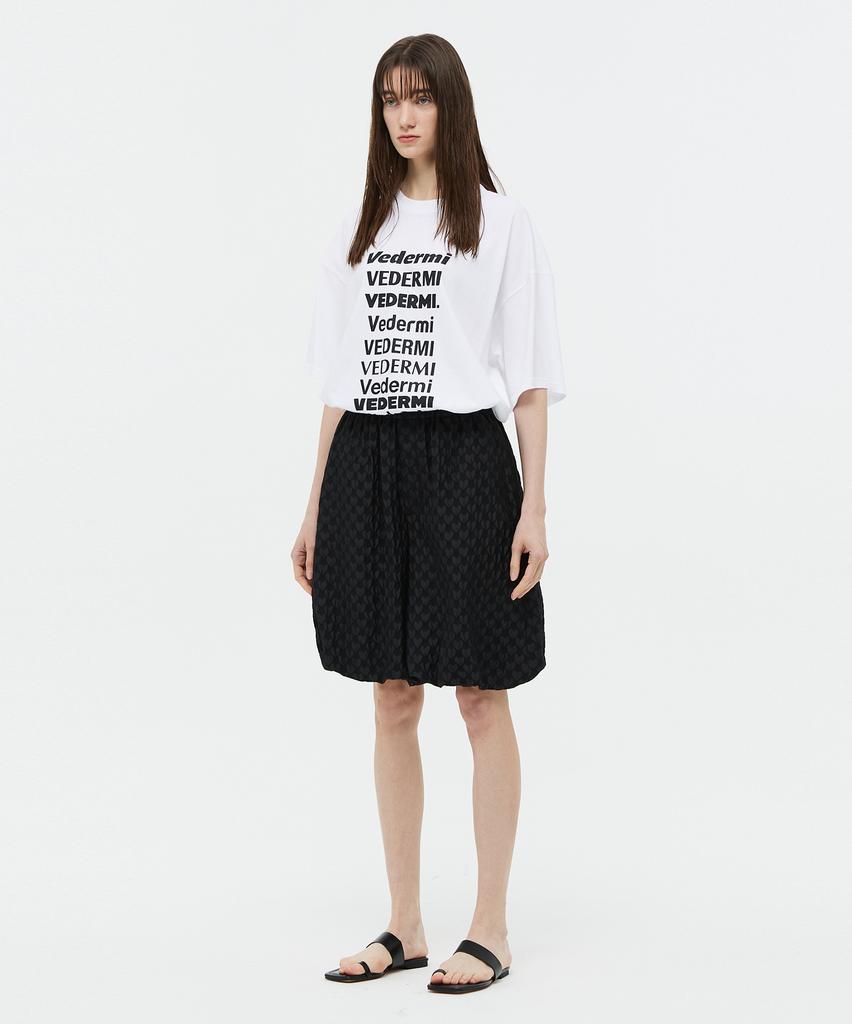 VEDERMI Jacquard Balloon Half Pants