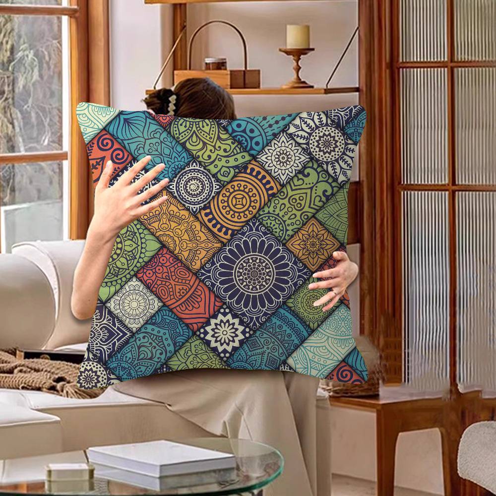 Bohemian Area Pillow Cover Design Cushion Cover Decor Holiday Decorati