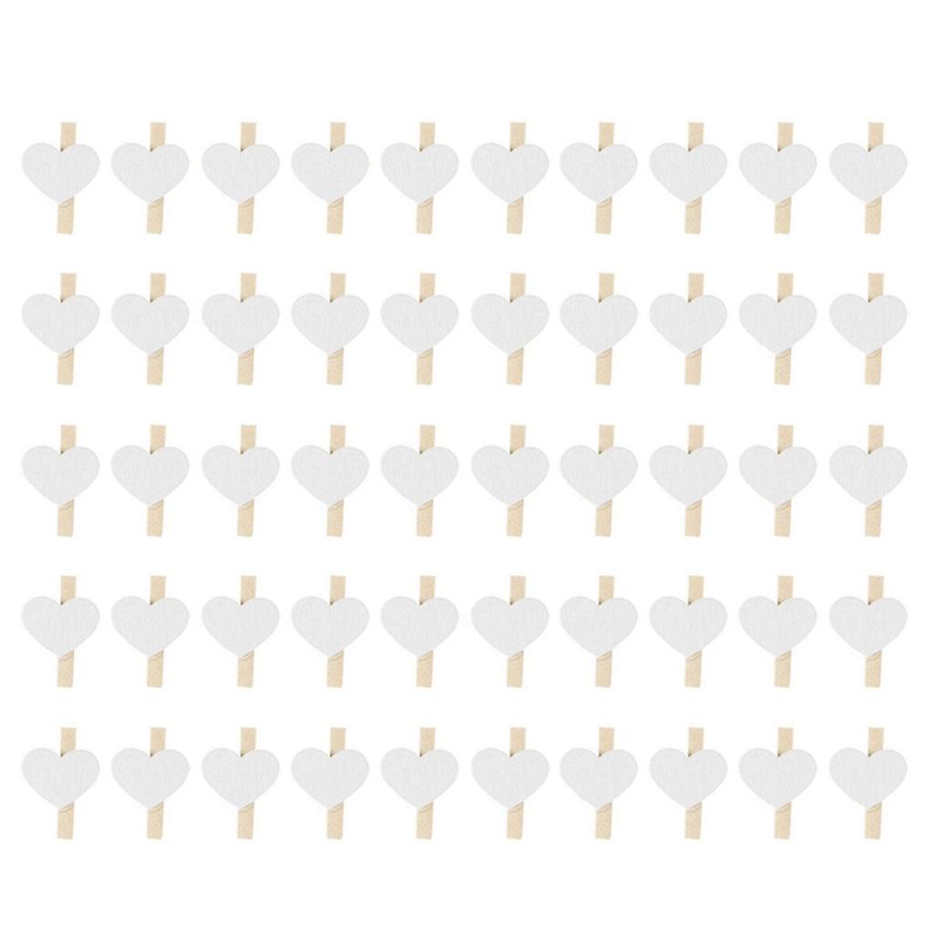 100X C Heart Love Wooden Clothes Photo Paper Peg Pin Mini Clothespin Postcard Clips Home Wedding Decoration Stationery