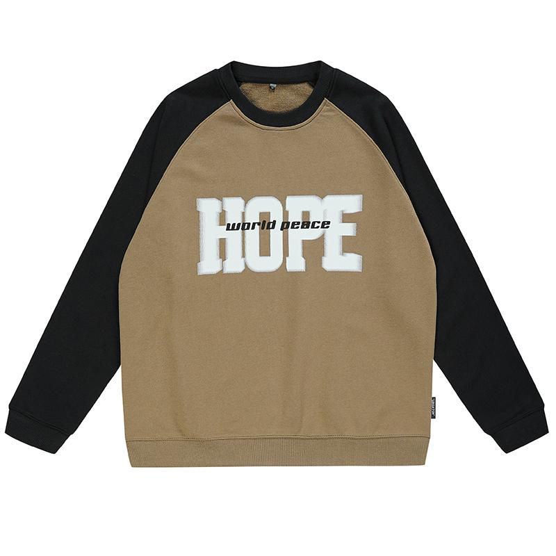 

Американский Тяжелый Ретро Контрастный Цвет Сплайсинг Свитшот с Круглым Вырезом Мужской Свободный Большого Размера Осень И Зима Тренд Бренд Принт Пуловер Куртка Тренд 4XL