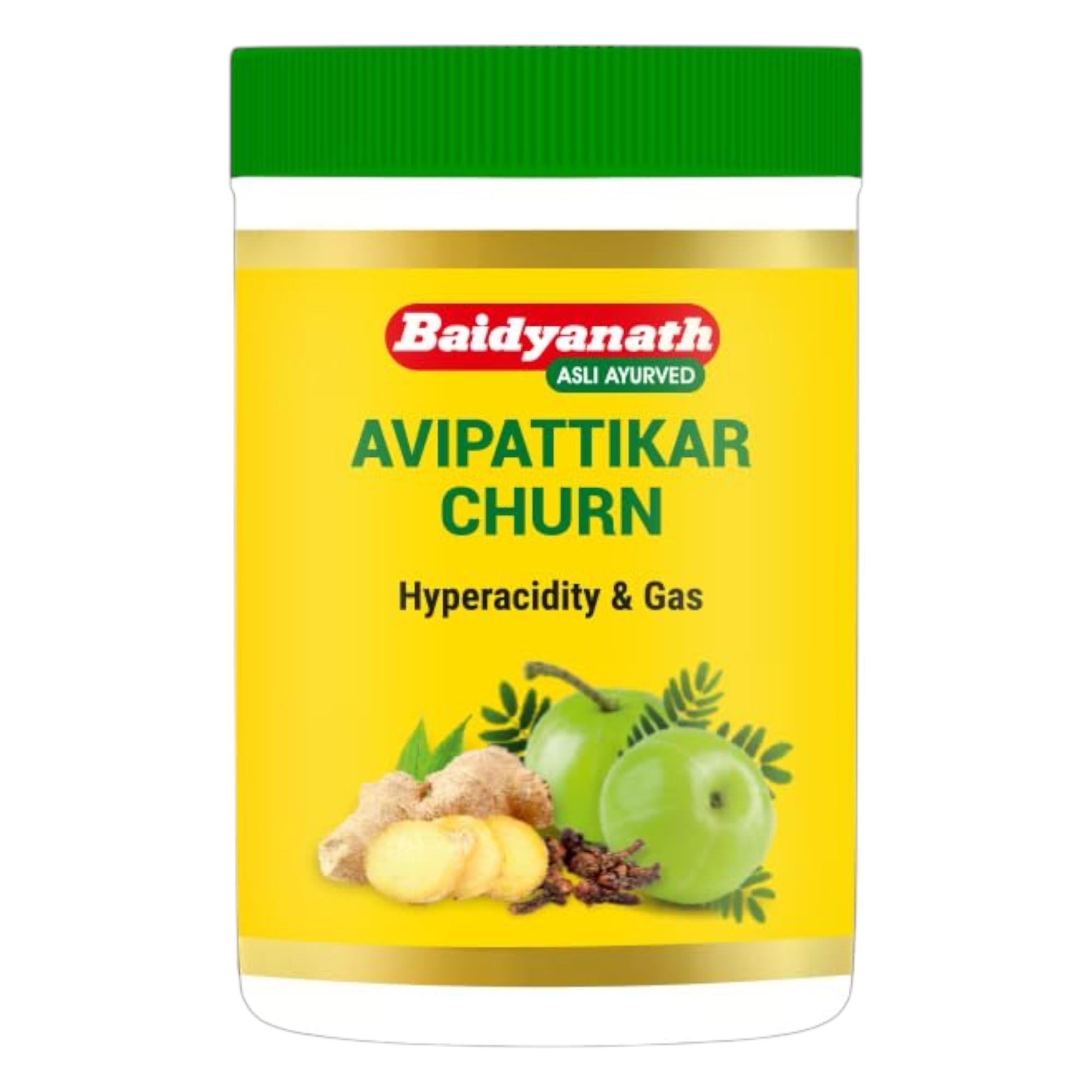 

Baidyanath Avipattikar Churna 120 gm Powder Pack of 1 for Digestive Relief and Acid Reduction