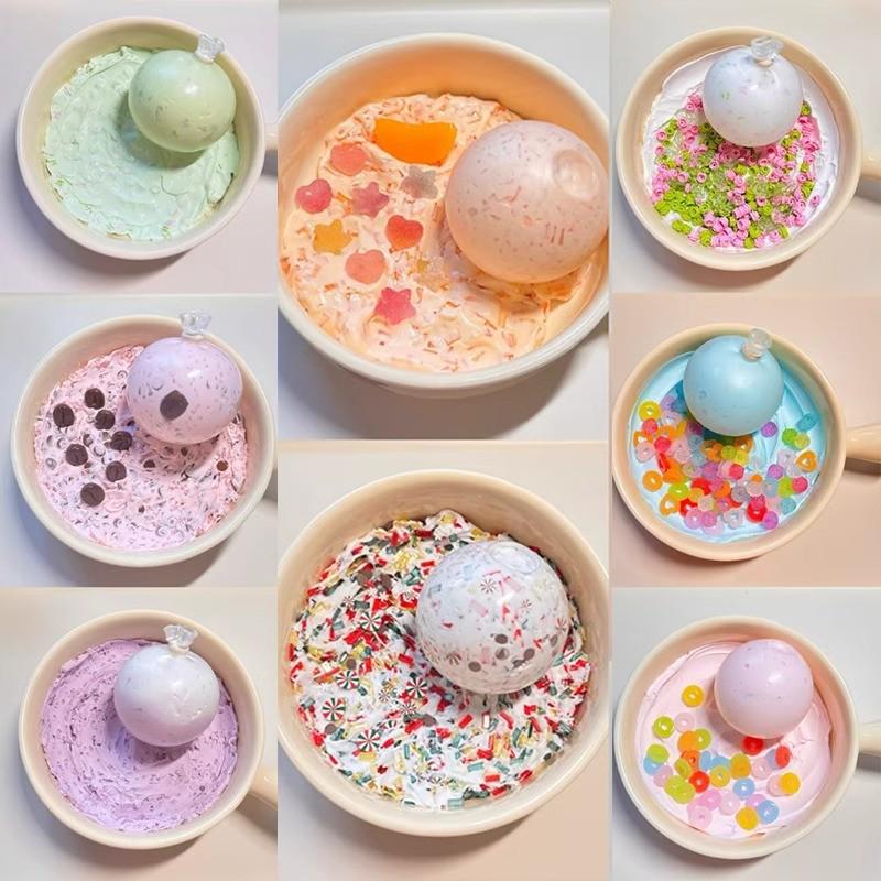 DIY Noisy Squishy Toy Kit: Handmade Set for Mochi Ball Creation