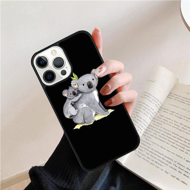 Funny Animal The koala soft Phone Case Cover For iPhone 17 Air 15 16e 14 13 12 Pro Max 11 Pro Max Plus Coque Shell