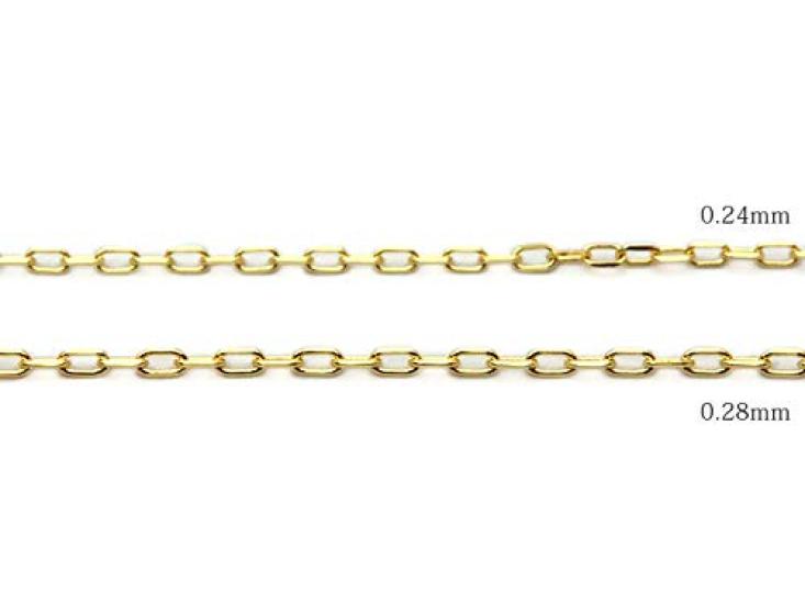 Gold Azuki Chain Bracelet Pin Chain 10K Luxury Gold Birthday Gift Precious Metal Jewelry Extra Fine Chain Bracelet Azuki Bean Chain K10/cl028-18