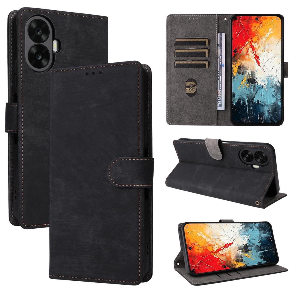 Flip Cover Compatible for TCL K70 NxtPaper 5G PU Leather Full-Body Protection with [RFID Blocking]