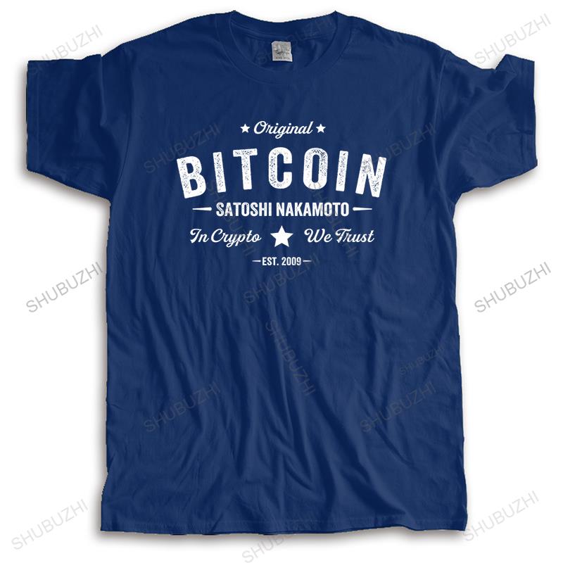 new fashion tshirt men crew neck streetwear tees short sleeve BITCOIN SATOSHI NAKAMOTO Bigger Size Homme Black Teeshirt