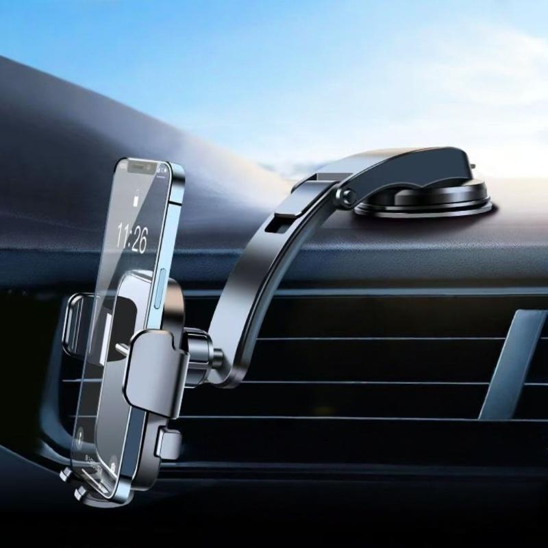 360°Rotating Suction Cup Phone Holder - Universal Car Phone Holder Durable ABS Material Ensure stable grip for safe navigation while