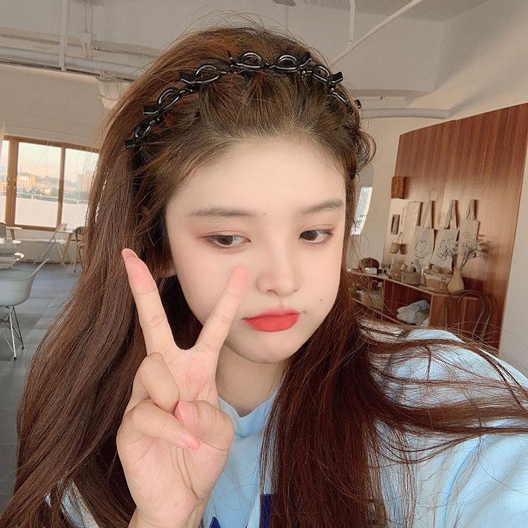 Multi-layer Braided Hairpin Headband for Styling Hair and Bangs