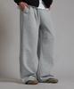 LIKE THE MOST Training Label Pintuck Wide Pants_Melange