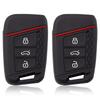 Silicone Cover For Vw Volkswagen Magotan Magotan Gte Passat B7 B8 Cc Arteon Skoda Fabia Superb A7 Kodiaq Seat Car Key Case Fob
