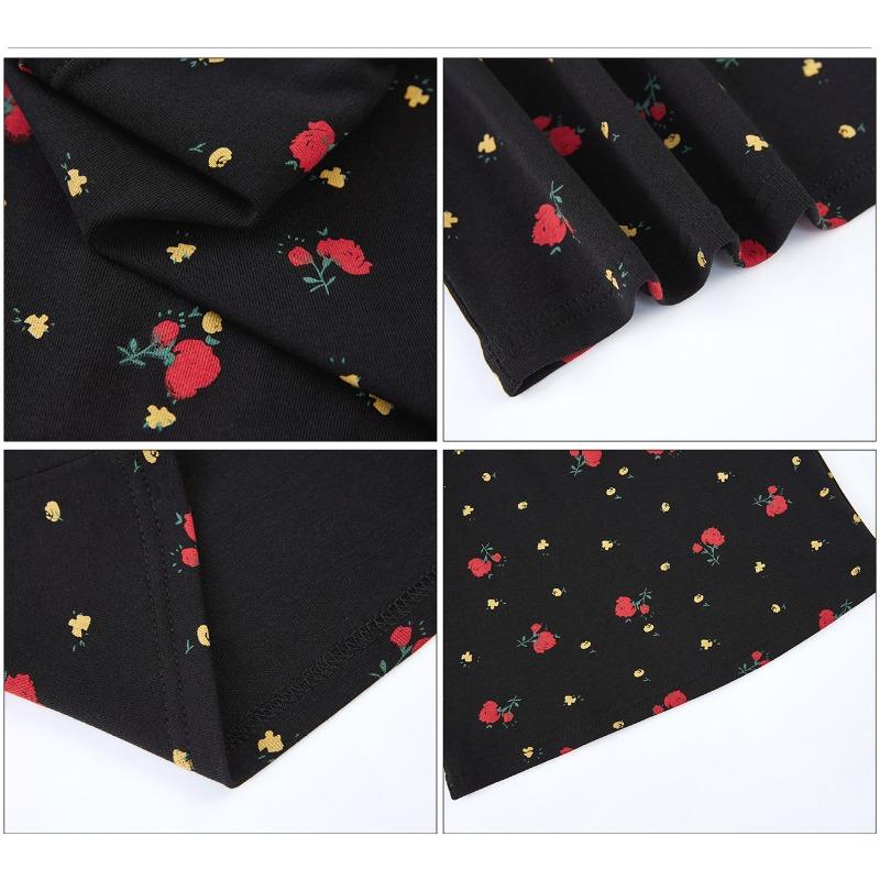 Women's Combed Cotton Printed Camisole Vest Summer Outwear Sexy Hottie Short Inner Sleeveless Tops