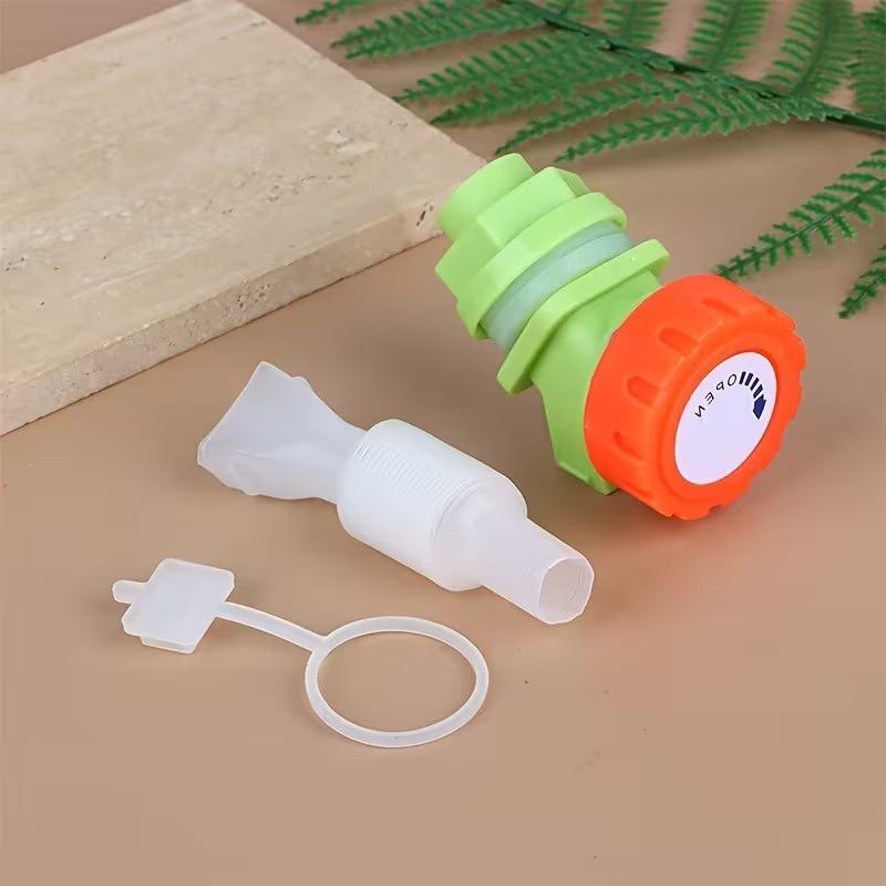 Plastic Water Faucet Replacement Outdoor Useful Knob Type Drinking Water Bucket Tap Plastic Tap Replacement Wine Bottle Faucet