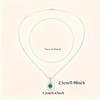 Silver Plating Plated, 6-carat Stunning Green Synthetic Pendant Necklace - VVS Clarity, Fashionable and Avant-garde Men's