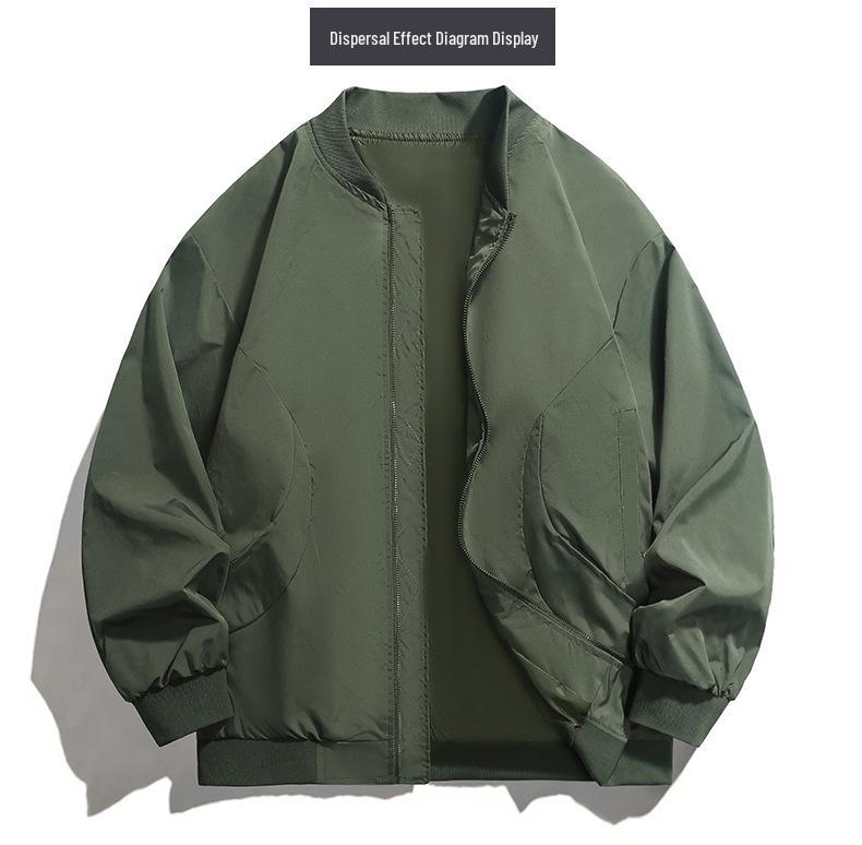 Men's Cross-Border Casual Windproof Jacket - Spring, Autumn, Winter Sports Trendy Loose Coat