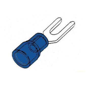 COSSE A FOURCHE 5.3MM 10PCS/EMBALLAGE - BLEU