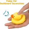 Pato de coche con casco colgante de viento roto pequeño pato amarillo bicicleta de carretera casco de motor accesorios de ciclismo sin luces