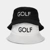 Middle-aged Hat Golf Leisure Sports Basin Hat GOLF Embroidered Sun Visor Men's and Women's Summer Bucket Hat