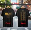 Volbeat Största Någonsin Turnéer Världen Över 2026 Fläktgåvor Två Sidor Unisex T-shirt