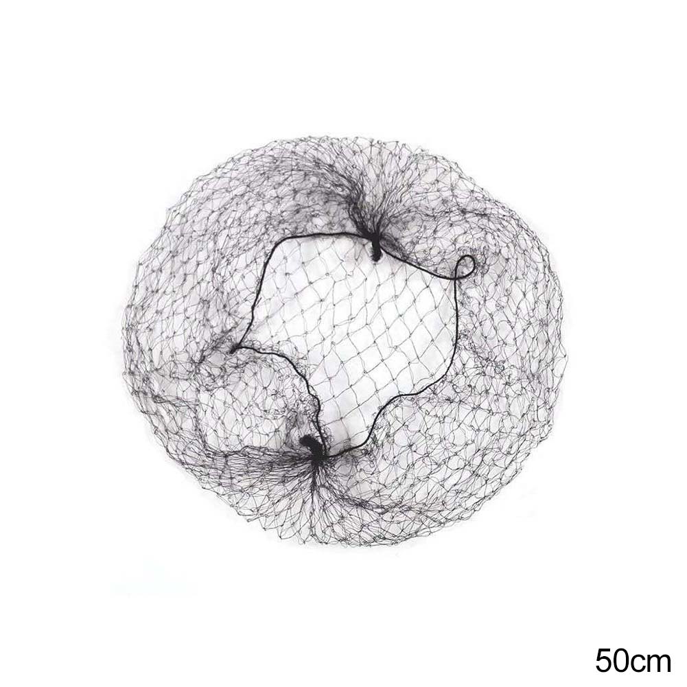 

Сетки для волос Невидимые Мягкие Одноразовые Сетка для волос Балетный пучок Покрытие для волос Сетки для волос Эластичный край Сетка Для укладки волос 50cm