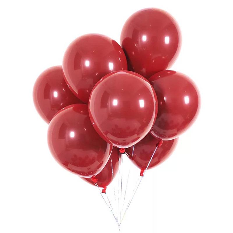 10-Inch Red Pomegranate Heart Balloon for Wedding & Event Decor