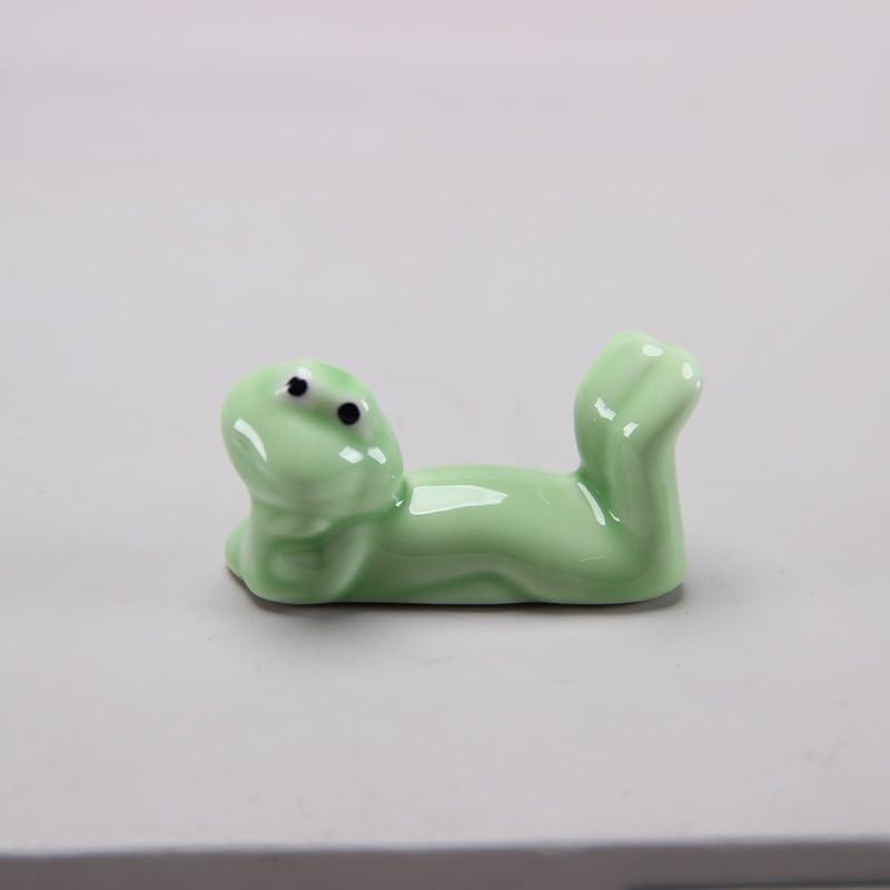 4-Piece Ceramic Frog Chopstick Rests - Cute & Stylish Tableware for Gifts