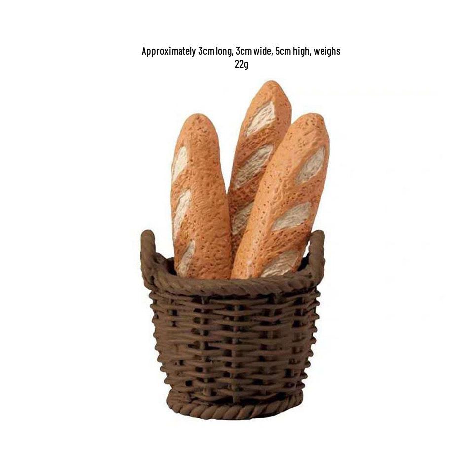ZAKKA Japanese Miniature Resin Ornaments: Miscellaneous Food, Toy Bread, Coffee Shop Decor, Photo Props, INS Baking Accessories.