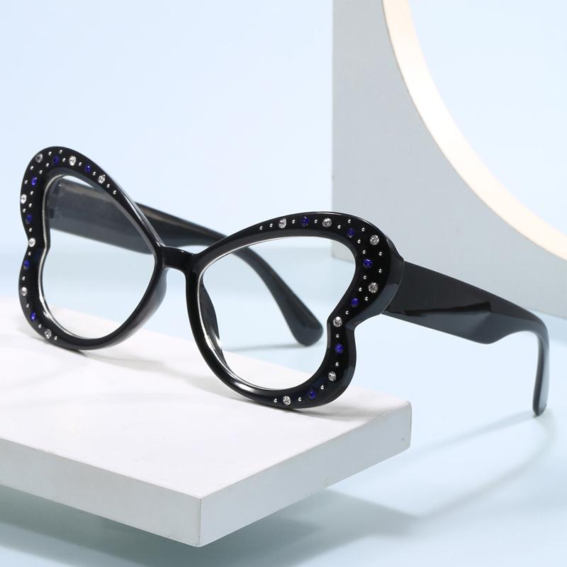 Anti-blue Light Glasses Butterfly Shape Eyewear Women Men Artistic Sense Eyewear Blue Light Blocking Man Lady Computer Eyeglas