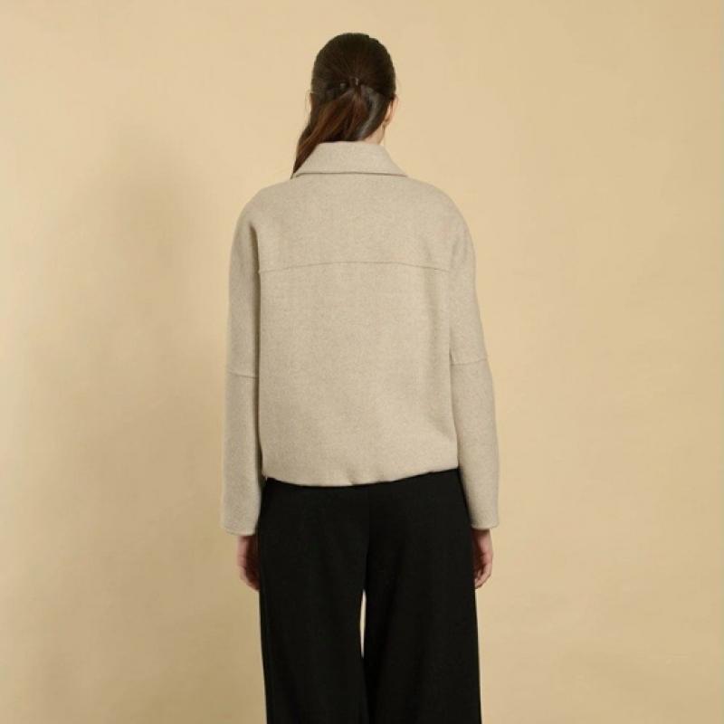 Bcbg Handmade Short Jacket Collar Neck B6s1j103