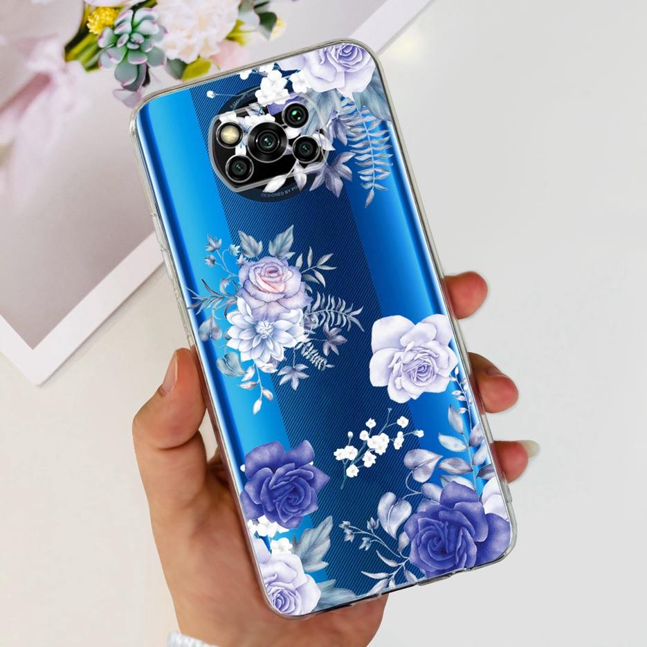 För Xiaomi Poco X3 Pro Fodral Ny Mode Målat Skydd Genomskinligt Silikon Mjukt TPU Telefonfodral För Xiaomi Poco X3 NFC PocoX3 Pro Skal