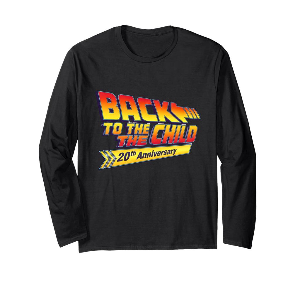 Back to the Child Retro Future 20th Anniversary Art Birthday Design Long Sleeve T-Shirt