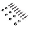 8 Pack Speaker Spike Pad Kit Shockproof Adjustable Copper Speaker Isolation Feet Stand for Amplifier CD DVD Player