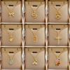 Heavy Industry Exaggerated Micro-Inlaid Real Gold Electroplating Necklace Female Transfer Bead Collarbone Chain With Jewelry