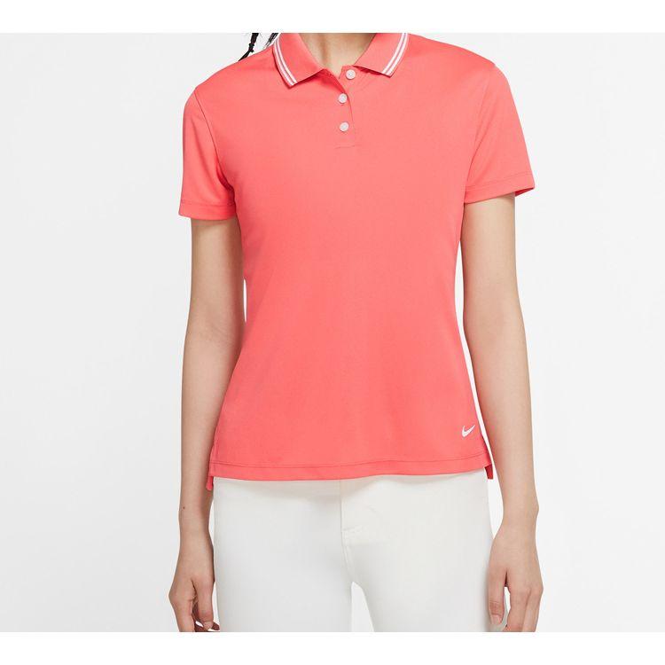 Nike Tricou polo Dri-Fit Victory Golf Femei Topuri Mystic-Grey Ashen-Red BV0218-814