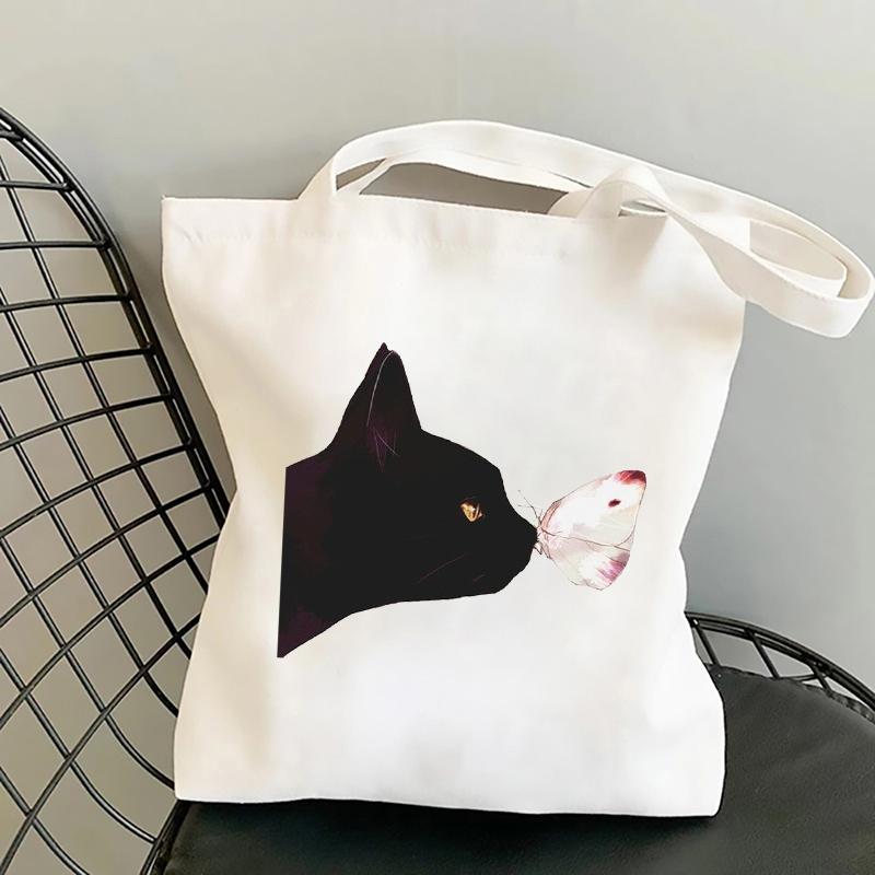 Lustige Hunde Pfote und Fußabdruck Canvas Tragetasche Damen Shopper Taschen Bedruckte Handtasche Geschenk für Frauen Einkaufstasche Strand Umhängetasche