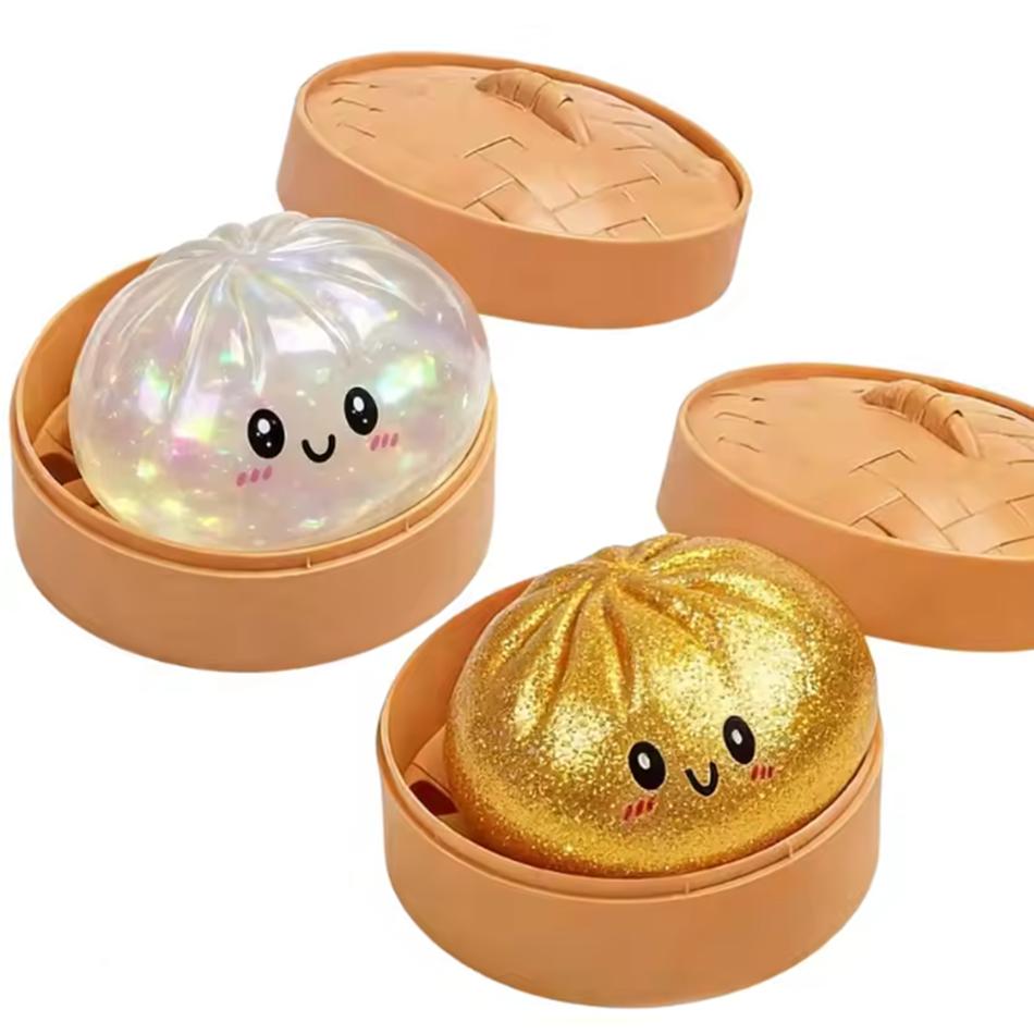 Popular Flash Dumpling Pressure Ball Slow Rebound Soft Pinch Decompression Office Home Decorat Children Adults Birthday Gifts