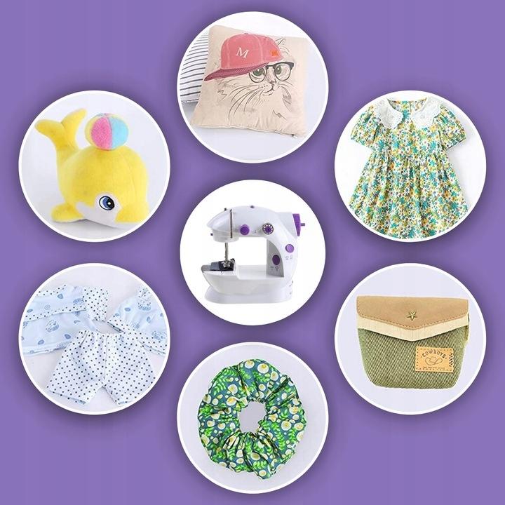 Mini Sewing Machine LED Backlight Portable 2 Modes + Accessories