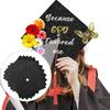 12 Pieces Construction Paper 9.8 X Craft DIY Graduation Cap Decorations Kit