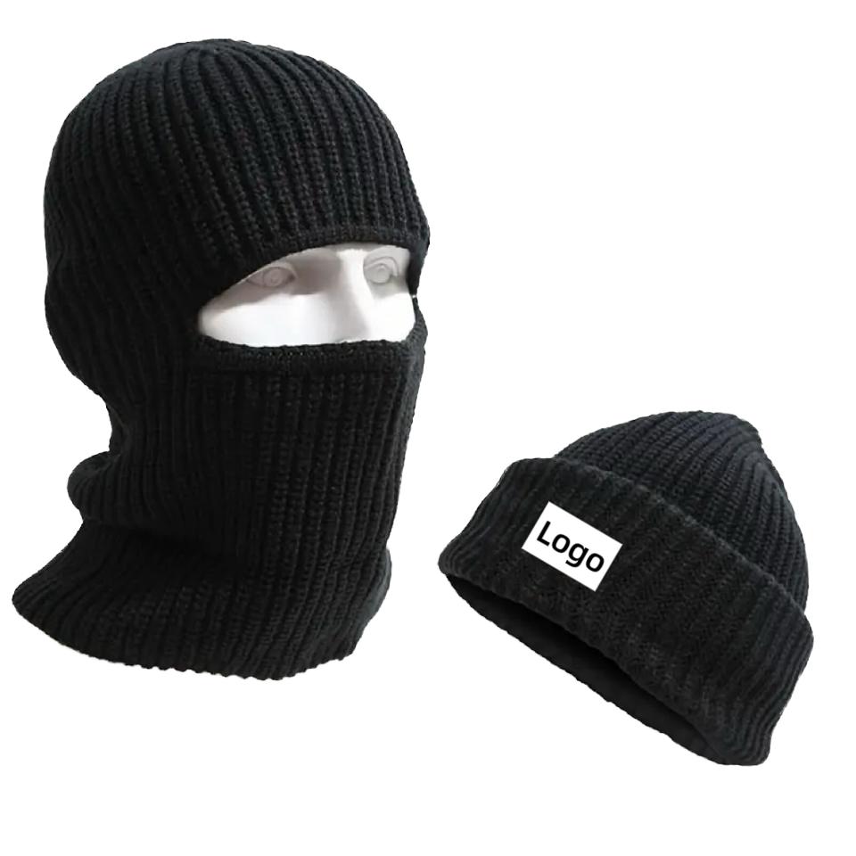 Dual Use Ski Customized High Quality Unisex Plush Balaclava Face Mask Winter Outdoor Cycling Cold Weather Neck Warm Windproof
