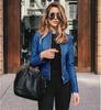Autumn/Winter Women's Fashion PU Leather Suit Jacket