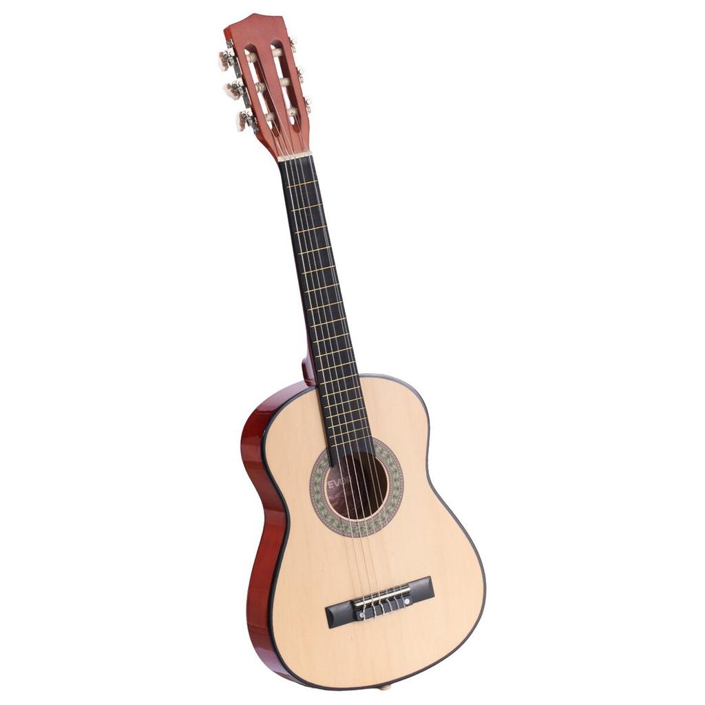Classical Guitar, 780 mm, Wood Classical Guitar Starter Kit for Beginners, with Nylon Strings, Gig Bag, Strap, Tuner, Extra Strings, Picks, Capo,