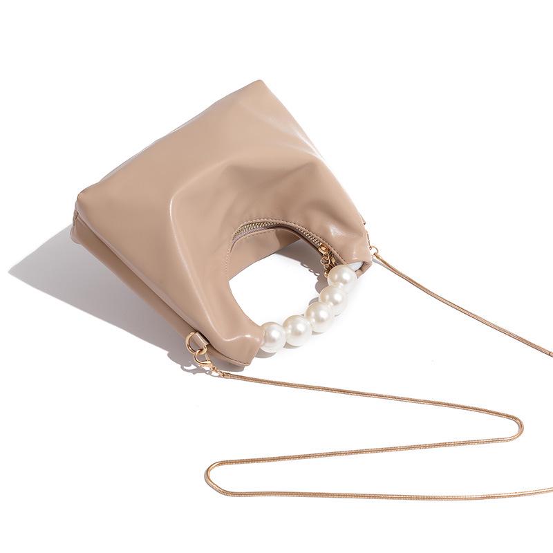 2025 Damen Perlen Handtasche: High-End Mini-Ketten-Schulter- und Crossbody-Tasche