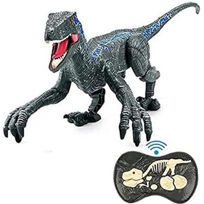2.4G Bezdrôtové Päťsmerové Diaľkové Ovládanie Elektrický Velociraptor Zvuk a Svetlo Mechanická Simulácia Model Dinosavra