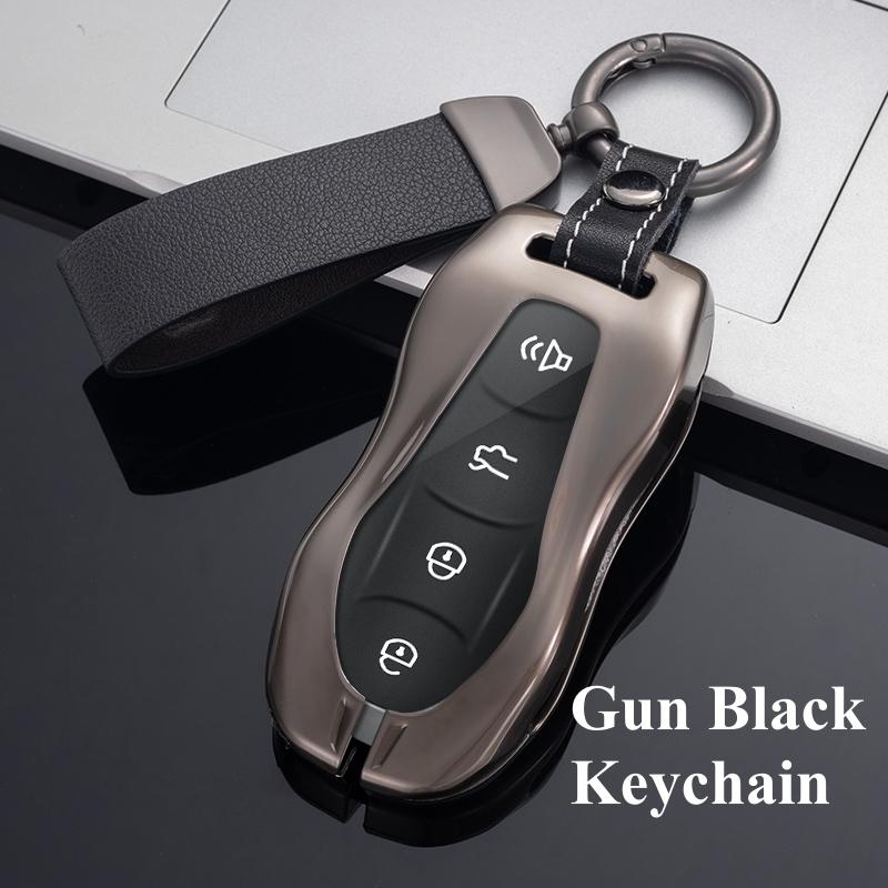 

Чехол для дистанционного ключа автомобиля из сплава кожи для Geely Azkarra Tugella FY11 2019 2020 Atlas Pro New Emgrand GS X6 SUV EC7 Стайлинг