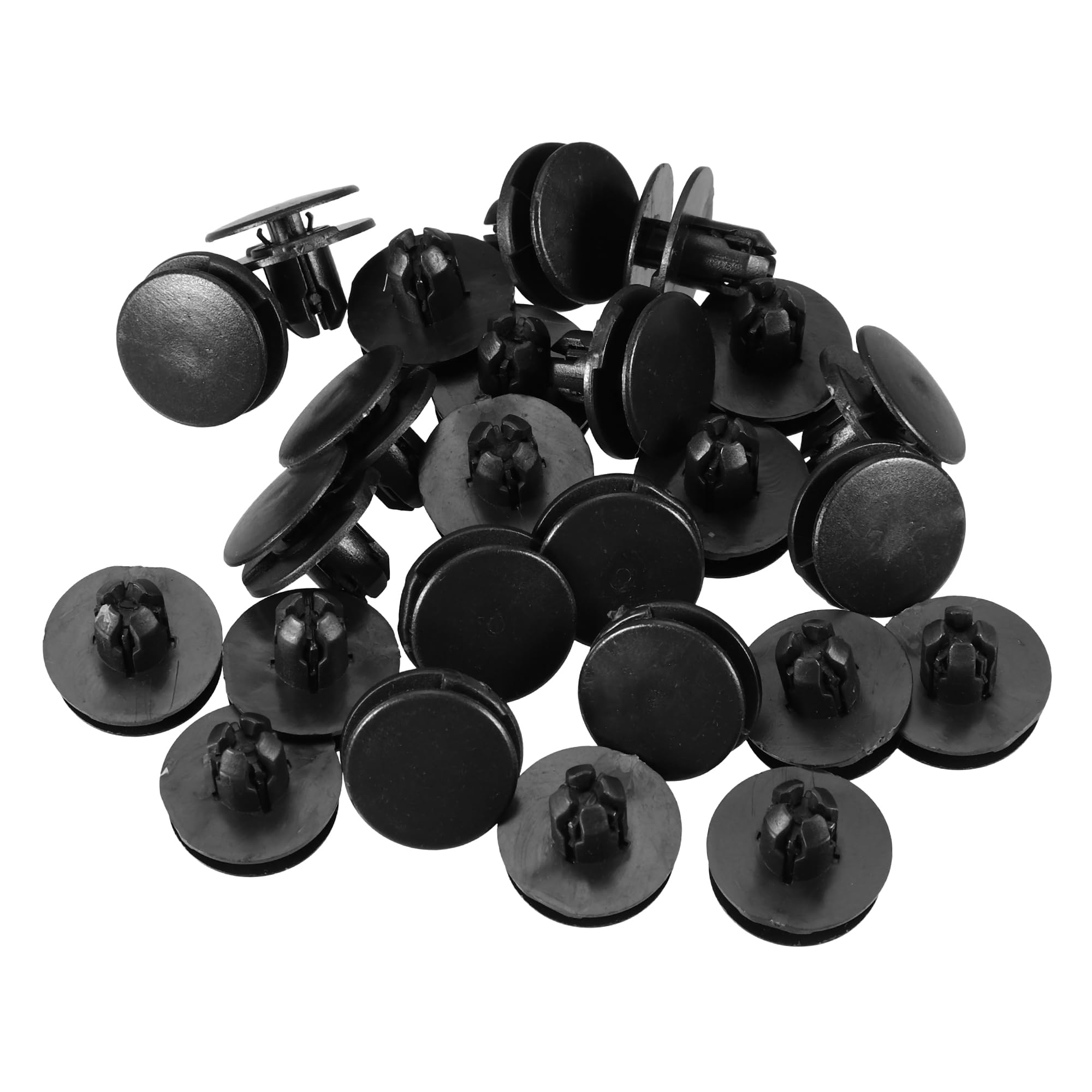 

VekAuto 25pcs Fender Liner Retainer Clips for Honda Made of Durable Black Plastic