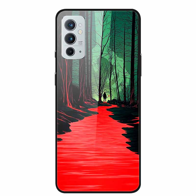 Tempered Glass Cover For Oneplus 9RT Case 1+ 9RT Hard Back Cover for Oneplus 9RT 5G Case Coque Bumper Funda OnePlus 9 1+9RT
