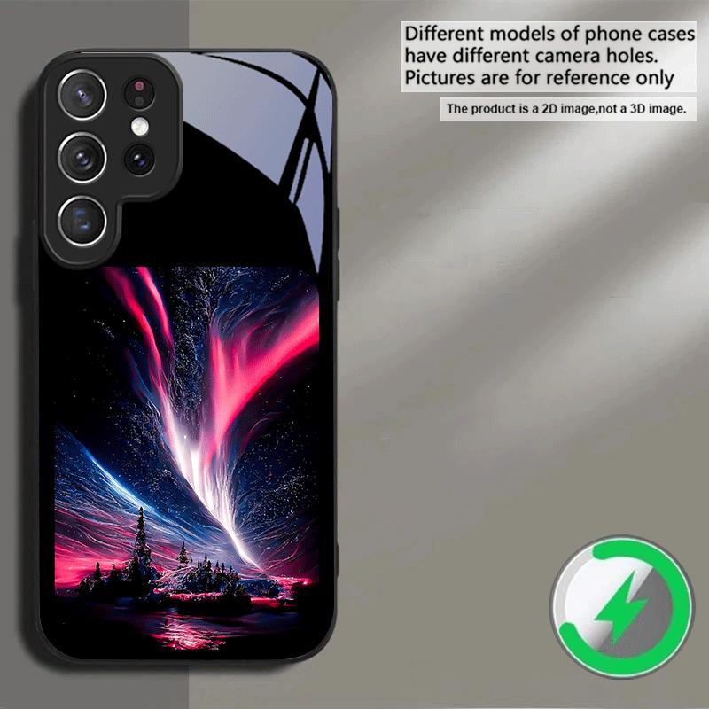 Fantasy Night Scenery For Samsung S26 S20 Ultra S21 Pro S22 Plus S23 FE S24 Ultra S25 For Magsafe Edge Glass Phone Case