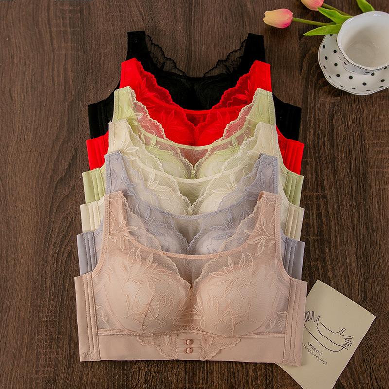 Large cover CD cup, thin collection, no steel ring, no magnetic adjustable vest type, closed breast bra, anti-light