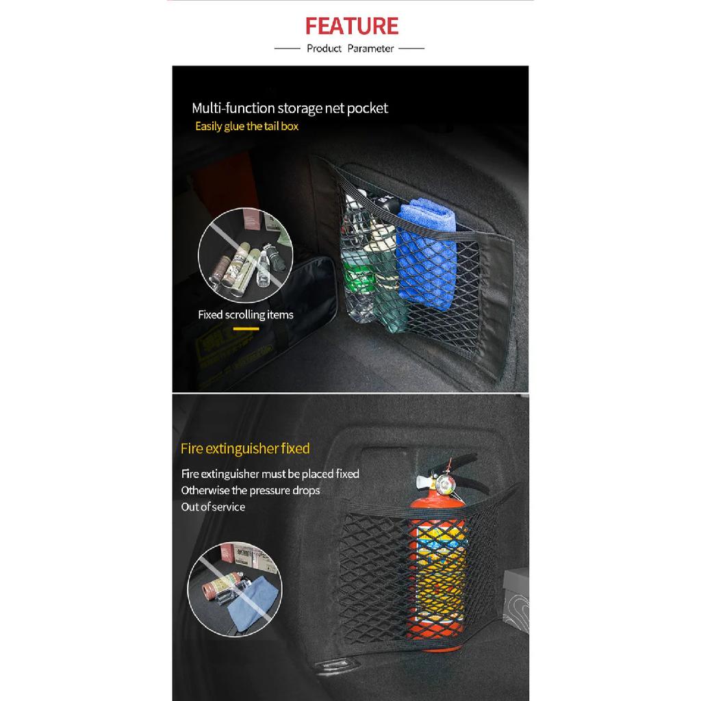 Car Trunk Box Storage Bag Net Sticker For Accessories Peugeot 307 308 407 206 207 3008 406 208 2008 508 408 306 301 106 107 607
