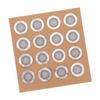 16PCS LED Deck Light Stainless Steel PC IP67 Waterproof In Ground Lamp for Garden Yard Stair